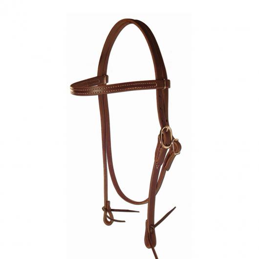 Kopfstück Harness Leder dunkel