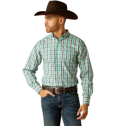 Ariat Herren Wrinkle Free Gordie Fitted Western Shirt