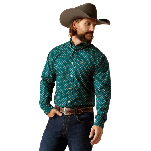 Ariat Herren Wrinkle Free Grover Fitted Western Shirt