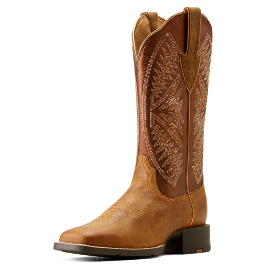 Ariat Westernboot Round Up Ruidoso Pearl Burnished Chestnut