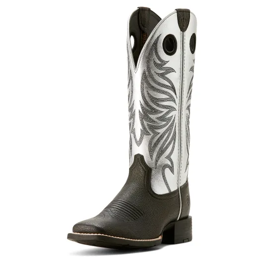 Ariat Westernboot Round Up Ryder carbon-antique silver