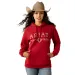 Ariat Damen Ranch Goods Hoodie Rio Red