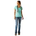 Ariat Laguna Short Sleeve Top Baltic