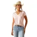 Ariat Laguna Short Sleeve Top Pink Boa