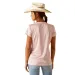 Ariat Laguna Short Sleeve Top Pink Boa