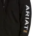 Ariat Rebar Herren All-Weather Full Zip Hoodie schwarz