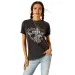 Ariat T-Shirt Rolling Thunder Black Acid Wash