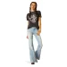 Ariat T-Shirt Rolling Thunder Black Acid Wash