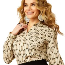 Ariat Billie Jean Western Shirt HARLOWTON PRINT