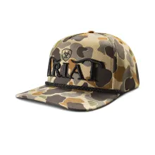 Ariat Camo 3D Embroidered Cap Khaki Die Ariat Camo 3D Embroidered Ca...
