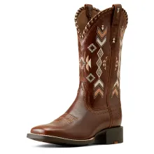 Ariat Damen Westernstiefel Round Up Skyler Canyon Tan Produktbeschreibung Round Up Sky...