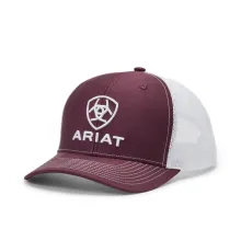 Ariat Logo Cap Burgundy I White Die Ariat Logo Cap in Burgundy/W...