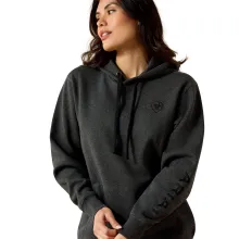 Ariat Logo Hood 2.0 Charcoal Heather Ariat Logo 2.0 Hoodie – Charcoal...