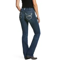 Ariat R.E.A.L. Mid Rise Stretch Ivy Stackable Straight Leg Jean