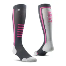 Ariat TEK Slimline Performance Socks EBONY / PINK Produktbeschreibung:
Die AriatT...