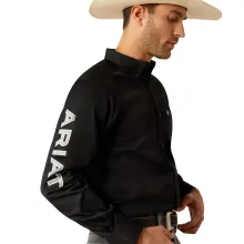 Ariat Team Logo Twill Fitted Shirt Black