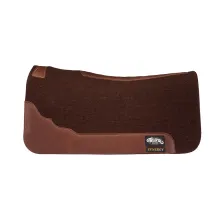 Weaver Synergy® Contoured Steam Pressed 100% Merino Wool Felt Performance Saddle Pad - Filzpad braun Genauso wie Sie und Ihr Pferdesp...